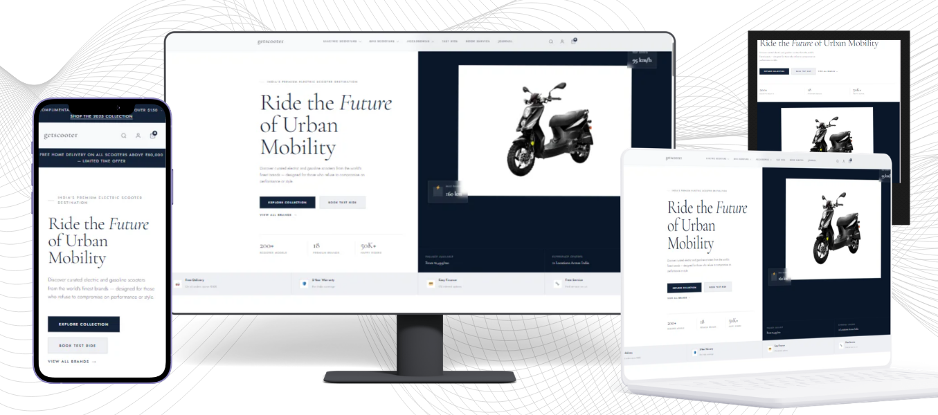 Portfolio Image for GetScooter Store