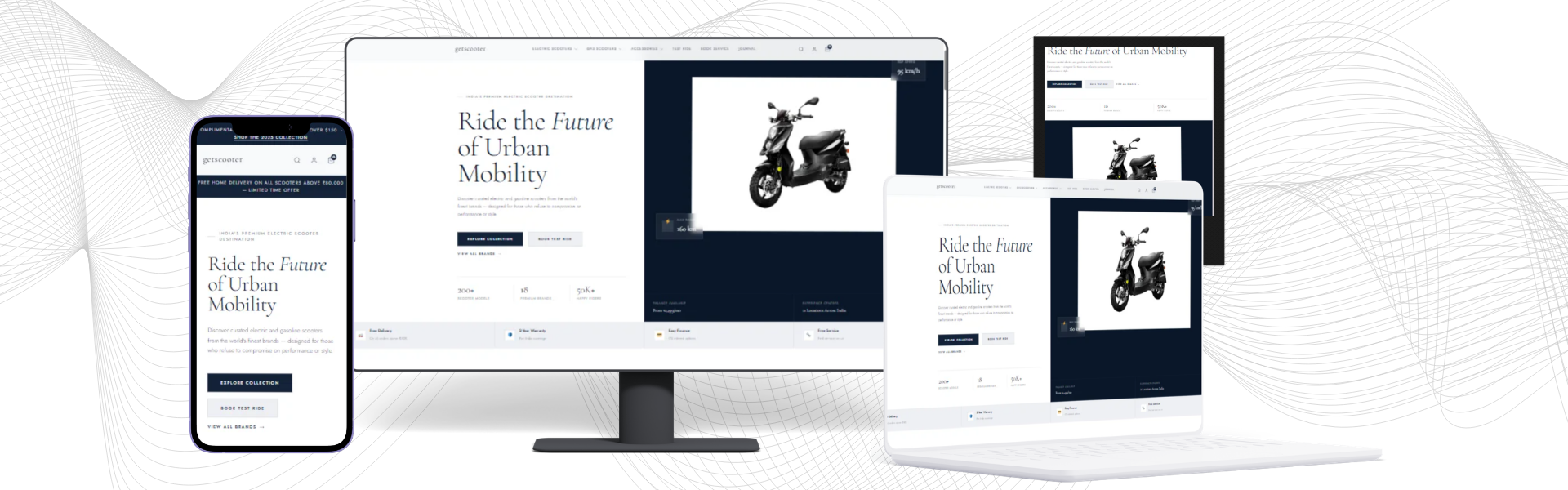 GetScooter Store — Project showcase